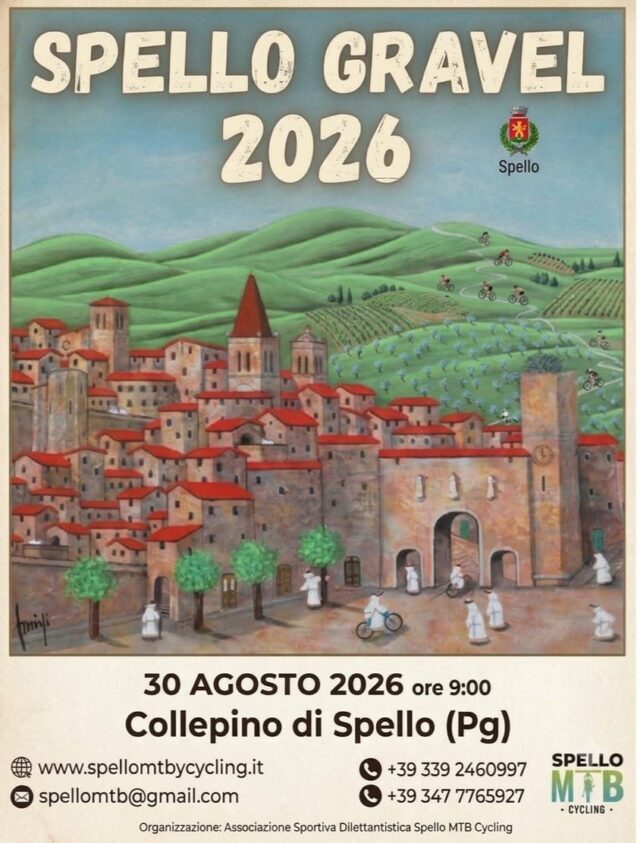 Spello Gravel - 30 agosto 2026 Collepino di Spello https://www.spellomtbcycling.it/wp-content/uploads/2026/07/Spello-Gravel-30-agosto-2026-Collepino-di-Spello-640x843.jpg